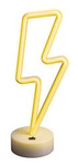 Neonová stojanová LED lampa PIORUN bílá FSNE03 T-90832 PLASTROL