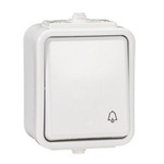 Tlačítko "zvonek" IP44 bílá Cedar Schneider Electric WNT101C01