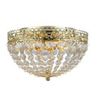 Plafond SAXHOLM 2L 2XE14 Gold IP21 Marksoljd 106063