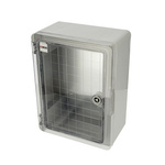 Elektrická skříňka ABS 250x330x140 s pozinkovanou montážní deskou (s průhlednými dveřmi) | 800.701.002 | HOROZ