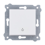 Světelné tlačítko / Jednoduché tlačítko Bílý 205/01E EXEN