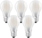 OSRAM LED žárovka, E27, 7 W = 60 W, 806 lm, 2700 K, 5 ks.