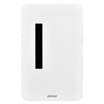 Elektromechanický sněhově bílý dvoubarevný zvonek BREVIS MAXI AC, 230V Orno