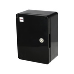 Standardní ABS obal 210x280x130 s pozinkovanou montážní deskou (neprůhledný) černý | 800.702.001 | HOROZ