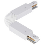 Flexibilní kolejnicový konektor, flexibilní SEVA Flex Connector White white EDO777425 Edo Solutions