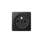 Kryt pro elektrickou zásuvku s uzemněním grafit Simon 82