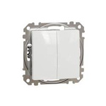 2-obvodový / světelný vypínač / vypínač světla, bílý IP20 SDD111105 Sedna Design Schneider Electric