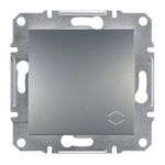Schodišťový vypínač bez rámečku, ocel Schneider Electric Asfora EPH0400162