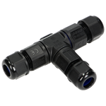 Kabelový T-konektor IP68, 3x4mm², 450V/25A Orno OR-AE-13602