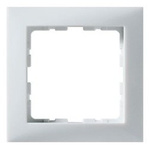 B. Čtverec Rámeček ednoduchý,bílý, lesk Berker 5310118989