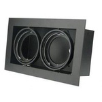 Stropní svítidlo pod omítku Pireo 2 černá GTV