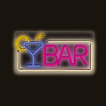 Neonové vícebarevné nástěnné svítidlo PLEXI LED BAR FPNE01 T-000201 PLASTROL
