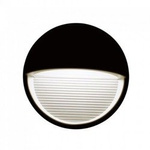 Schodové LED svítidlo k montáži na stěnu 3W IP65 kulaté černé 3000K Step Light-Round IP65 VT-1182-B 1404 V-TAC