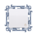 Světelné tlačítko (modul) 10AX 250V bílý Simon 10