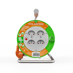Prodlužovací kabel ECO PB-ST/M 4x2p+Z, 10W, 2300V, 15m, kabel H05VV-F 3x1 oranžový