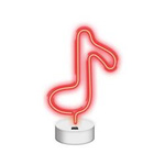 Neonová LED stojací lampa NUTKA červená NNE08 Neolia T-90812 PLASTROL