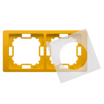 Rámeček 2-násobný Neos pro verzi venkovní IP44 s kompletníem těsnění slunečný Kontakt Simon Basic BMRC2B/034