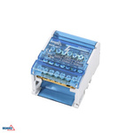 Spínací blok 28 svorek 4x7 (5x5,3 mm + 2x7,5 mm) Bemko