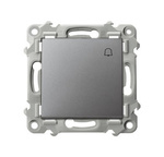 NO spínač "zvonek" SZAFIR šedý Ospel