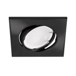 Vestavné bodové svítidlo BONO D square black 03981 Struhm