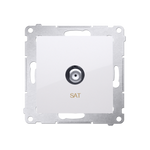 Kontakt Simon 54 Premium Bílý Anténní zásuvka SAT jednonásobná (modul) DASF1.01/11