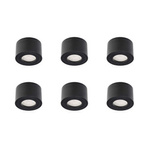 Sada 6x ZALDA OV Black IP20 EDO777450 + 6x GARI LED INSERT 4,8W 4000K EDO777640, EDO Solutions