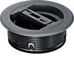 Kabelová vývodka pro kruhový kryt &gt;32mm plast, ocelové těsnění.VE-EE Hager LAR02KR7011