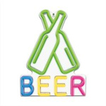 Neonové nástěnné svítidlo PLEXI LED BEER vícebarevné FPNE08X T-00469 PLASTROL