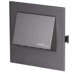 LED svítidlo Navi s rámečkem pod omítku 14V DC, barva grafitová, bílá neutrální 11-211-37 Ledix Zamel