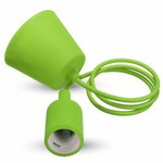 Závěsné svítidlo zelené kulaté silikonové E27 Pendant-Silicone VT-7228-GN 3486 V-TAC
