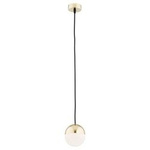 Závěsná lampa LIVIA bílá, mosaz E14 7W IP44 4031 Argon