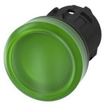 Hlavice signálního světla 22mm zelený plast IP69k Sirius ACT 3SU1001-6AA40-0AA0 Siemens