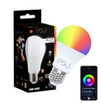 RUVA Smart LED žárovka E27 9W RGB+CCT 2700-6500K 806lm WiFi Tuya Smart EDO777359 Edo Solutions