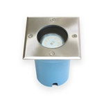 Svítidlo do země ENTRADA 1 chrom GU10 IP65 Kobi