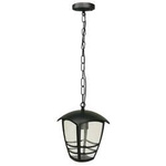 Zahradní závěsná lampa IMMA Black C E27 černý řetěz 1,1 m IP44 EDO777383 EDO Solutions