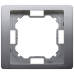 Rámeček 1-násobný Neos kov inox Kontakt Simon Basic BMRC1/21