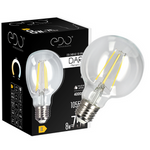 Dekorativní žárovka DARI LED Filament 8W, E27, 4000K, 1055lm, 230V, CLEAR G80, EDO777634 EDO Solutions