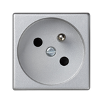 Zásuvka K45 s uzemněním 16A/230V~, rychlospojky; hliník Kontakt Simon Connect