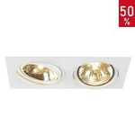 Stropní svítidlo New Tria QRB111 2 Square bílá SLV 113811