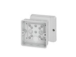 HENSEL Krabice n/t rozbočovací bez svorek 5 pólů pro Cu do 2.5mm2 IP55 šedý DE 9320 Z