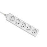 Prodlužovací kabel 5 zásuvek 1,5m s uzemněním Elgotech