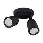 Nástěnné svítidlo BOGNA černá LED 2x LED GU10 20W IP20 03985 STRÜHM