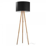 Tokio 1 FL buk/černá stojací lampa 5286 E27 TK Lighting