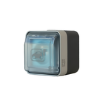 Zásuvka pro nabíjení elektromobilů 2P+E, n/t IP55, šedá, XEV080 Hager