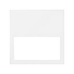 Rámeček minimal 1-násobný matně bílý Simon 100