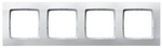 Rámeček čtyřnásobný bílý Ospel Karo R-4S/00