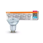 Sada 5x LED BASE PAR16 GU10 2,6W =35W 4000K 230lm 36st Osram