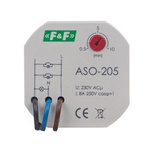 Schodišťový automat Standard 230V 10A kontakty 1Z montáž do podomítkové krabičky ASO-205 F&F