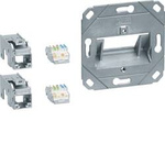 WA Datový modul kat. 6A 2-kr RJ45 s nosným kroužkem