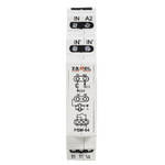 Bistabilní relé beznapěťové 12-230V AC/DC, PBM-04/U, exta Zamel